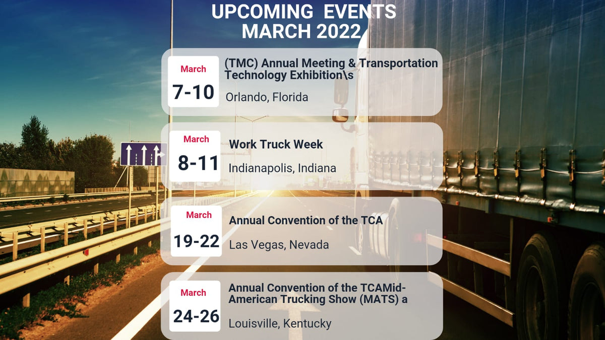 Trucking Conferences and Trade Shows March 2022 TarpHaus