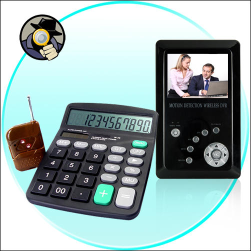 Calculator Videocamera – Wireless Office Surveillance