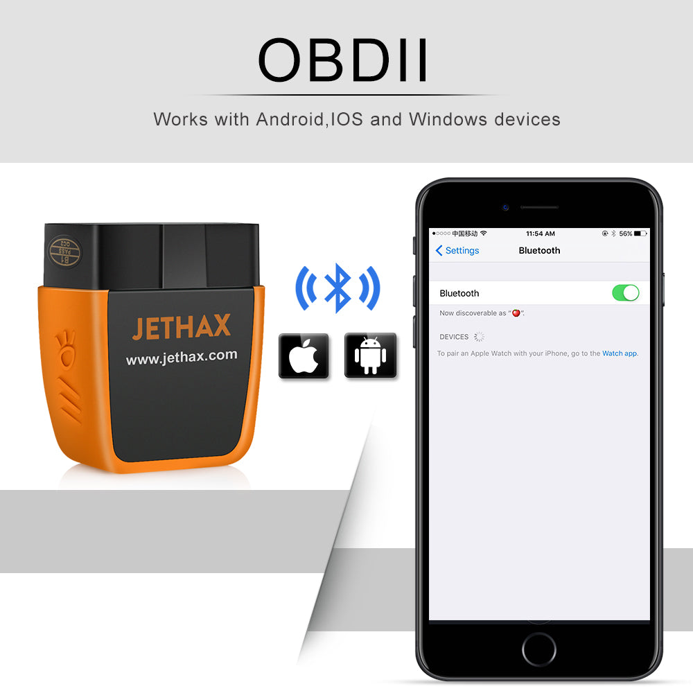 Jethax Obd2 Scanner Bluetooth 4 0 Professional Car Code Reader Compati Jethax Auto