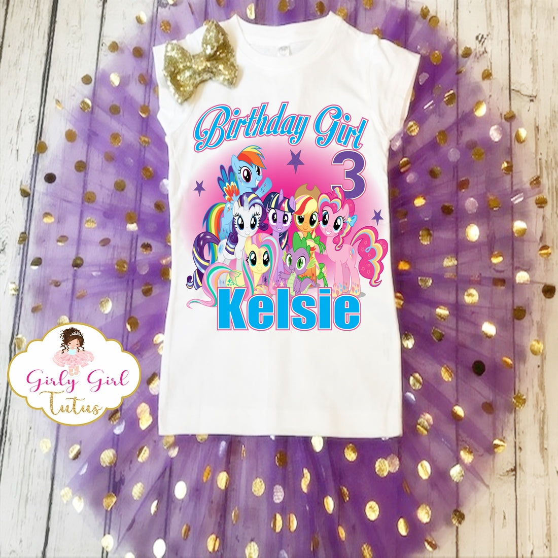 my little pony birthday outfit