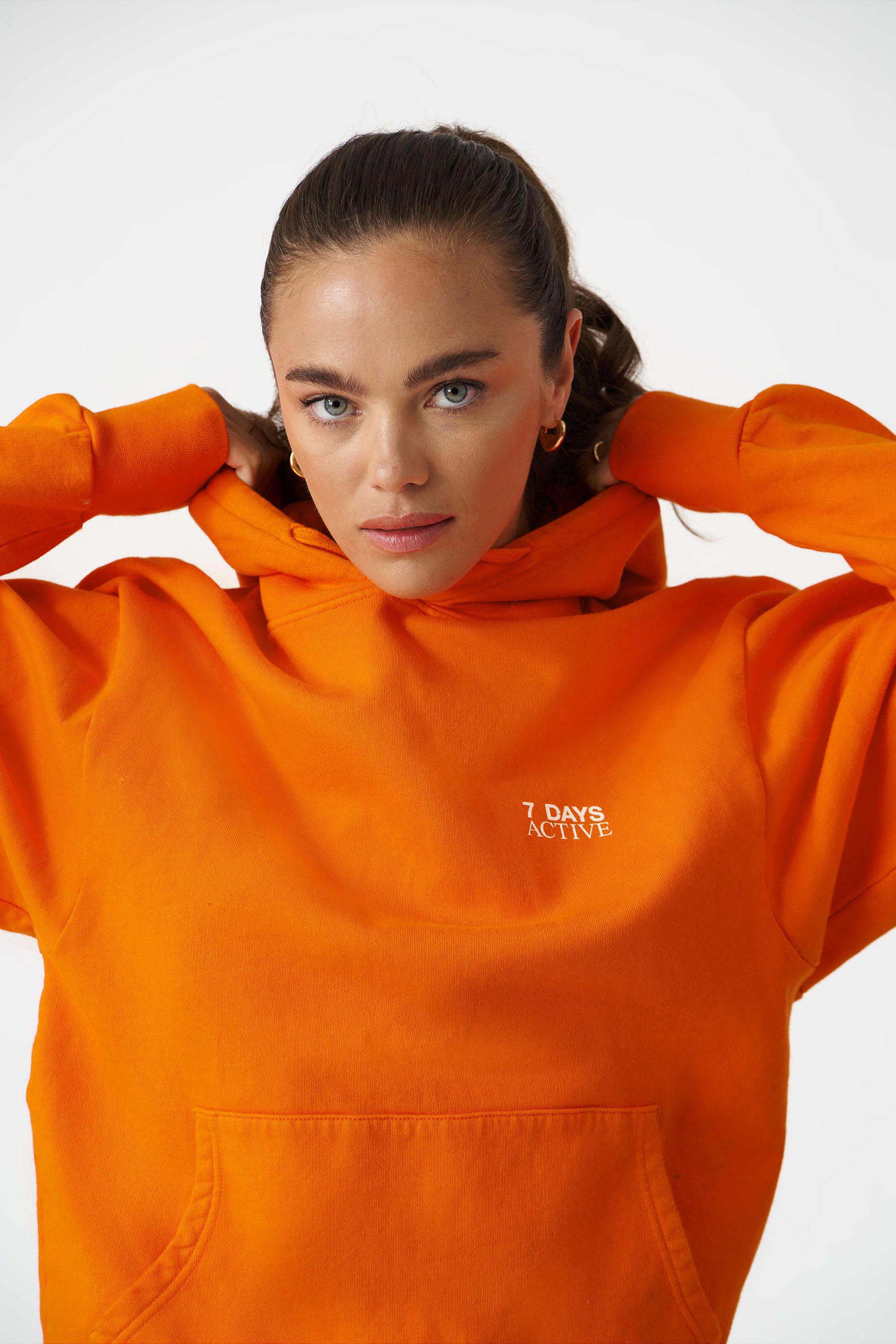 7 Days Active Orange Sweatshirt 2024