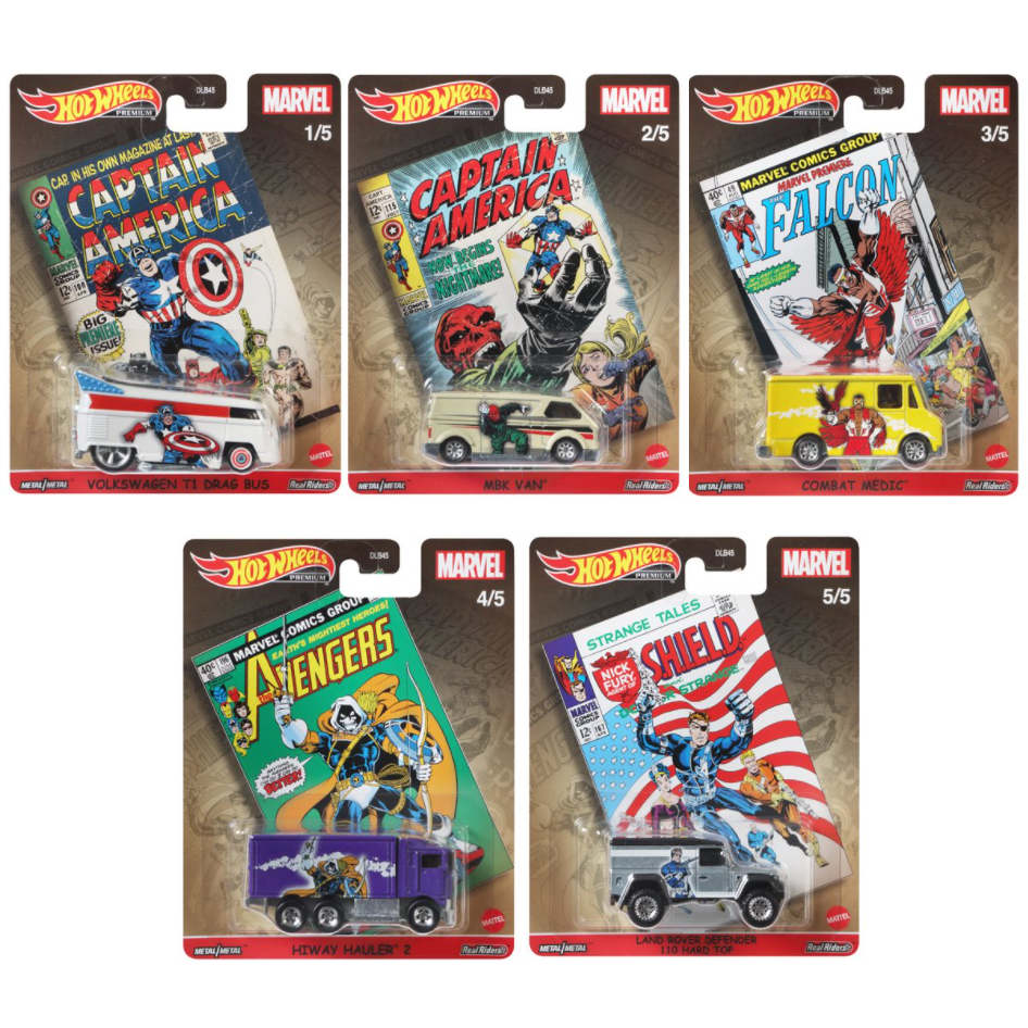 marvel comics hot wheels