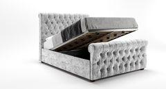 Octavius Chesterfield Sleigh Bed - Styling It Up