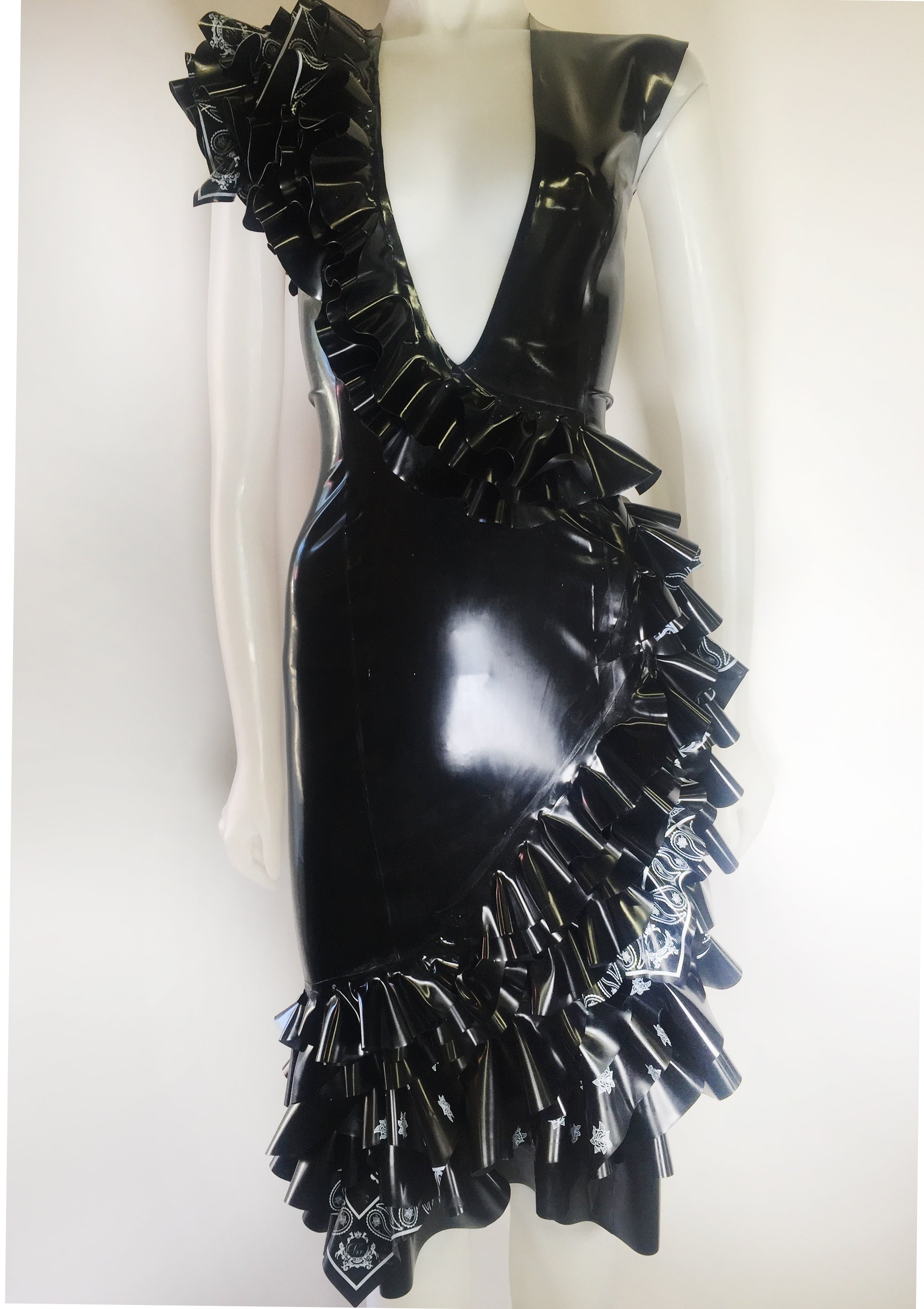 Latex And Rubber Mini Dresses And Gowns By Vex Clothing Vex