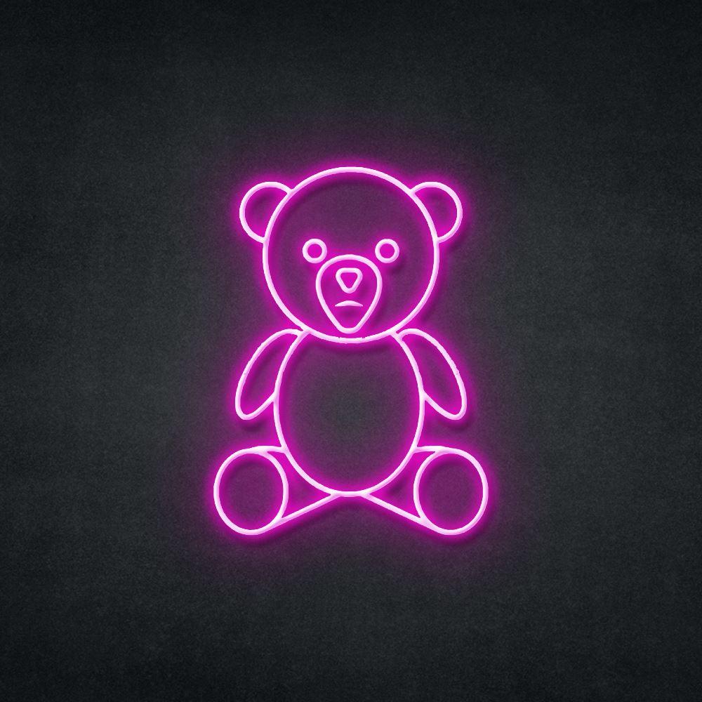 Cute Bear Neon Sign Custom Business Toy Store Signage Animal Series Led Sign For Bedroom Home Room Party Decor Neon Wall Art Decoration