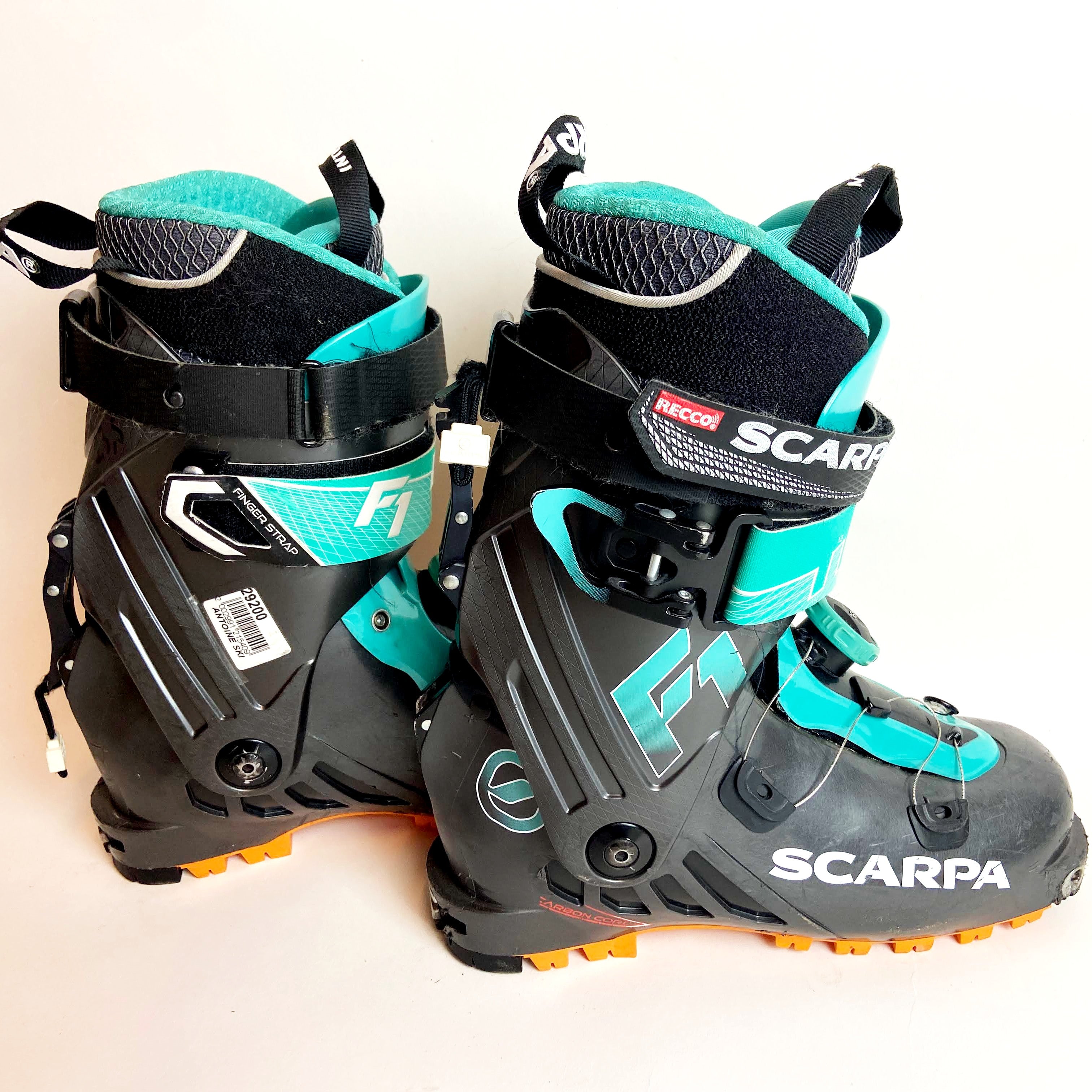 Terzijde Calamiteit Masaccio Skischoenen Scarpa F1 (groen) | Mountain Lab