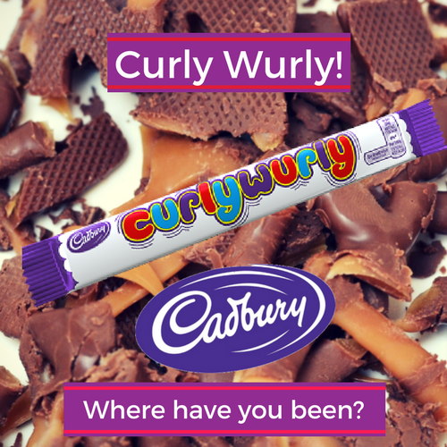 Cadbury Curly Wurly British Chocolate Bar
