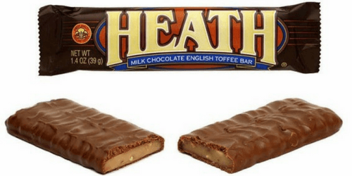 Heath Bar American Chocolate English Toffee Bars