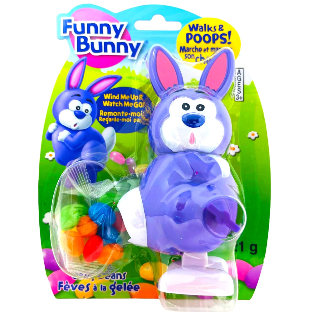 Funny Bunny Wind-Up with Jelly Beans | Candy Funhouse
