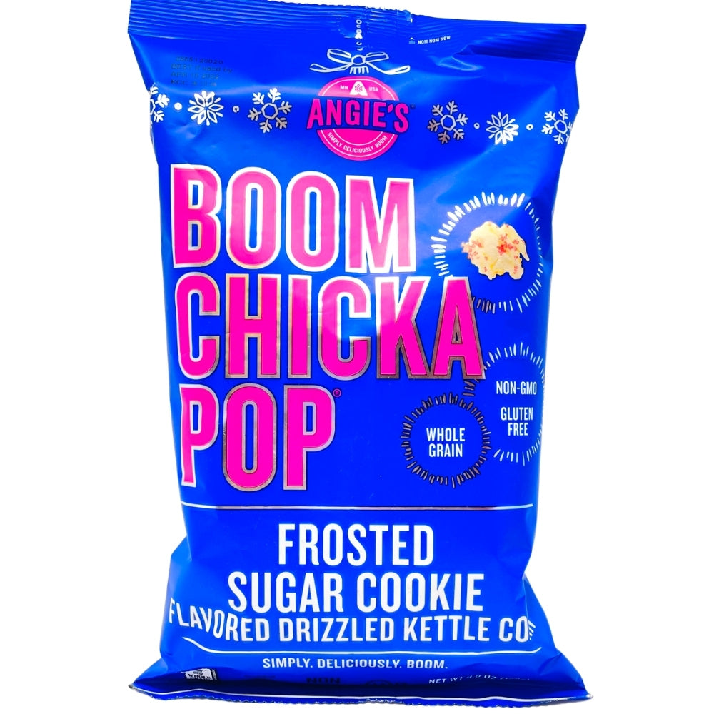 boom chicka pop frosted sugar cookie popcorn