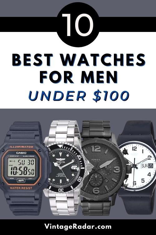 ilt Vejhus Irreplaceable 10 Best Watches for Men under $100 | Best Mens $100 Watches – Vintage Radar