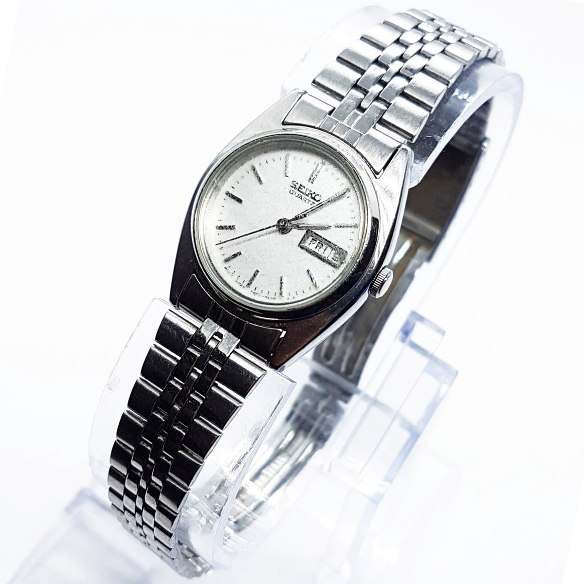 Silver-Tone 7N83-0011 Quartz Watch | Vintage Ladies Watches – Vintage Radar