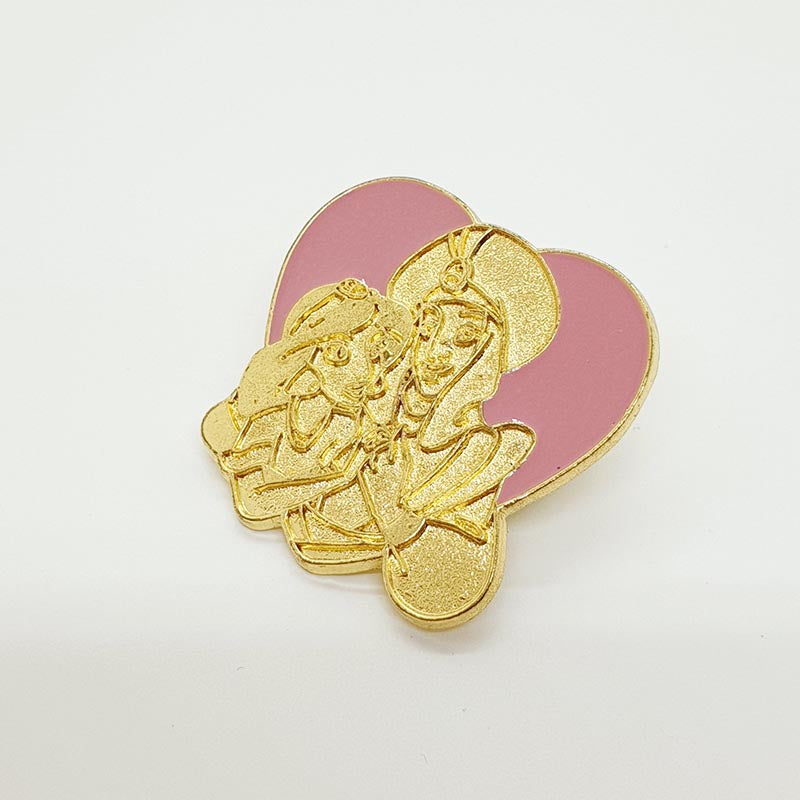 2002 Aladdin and Jasmine Heart Disney Pin | Disney Enamel Pin