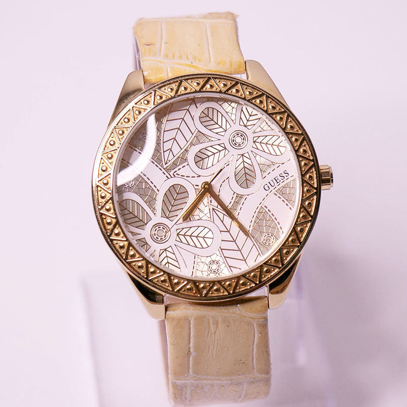 guess floral watch