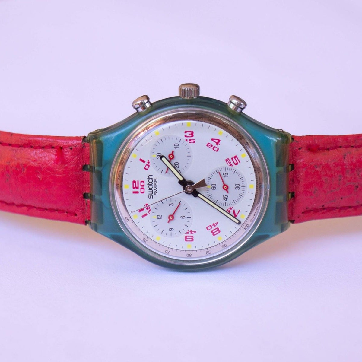 セールショップ 【送料込】スウォッチSwatch CHRONO JFK - 時計