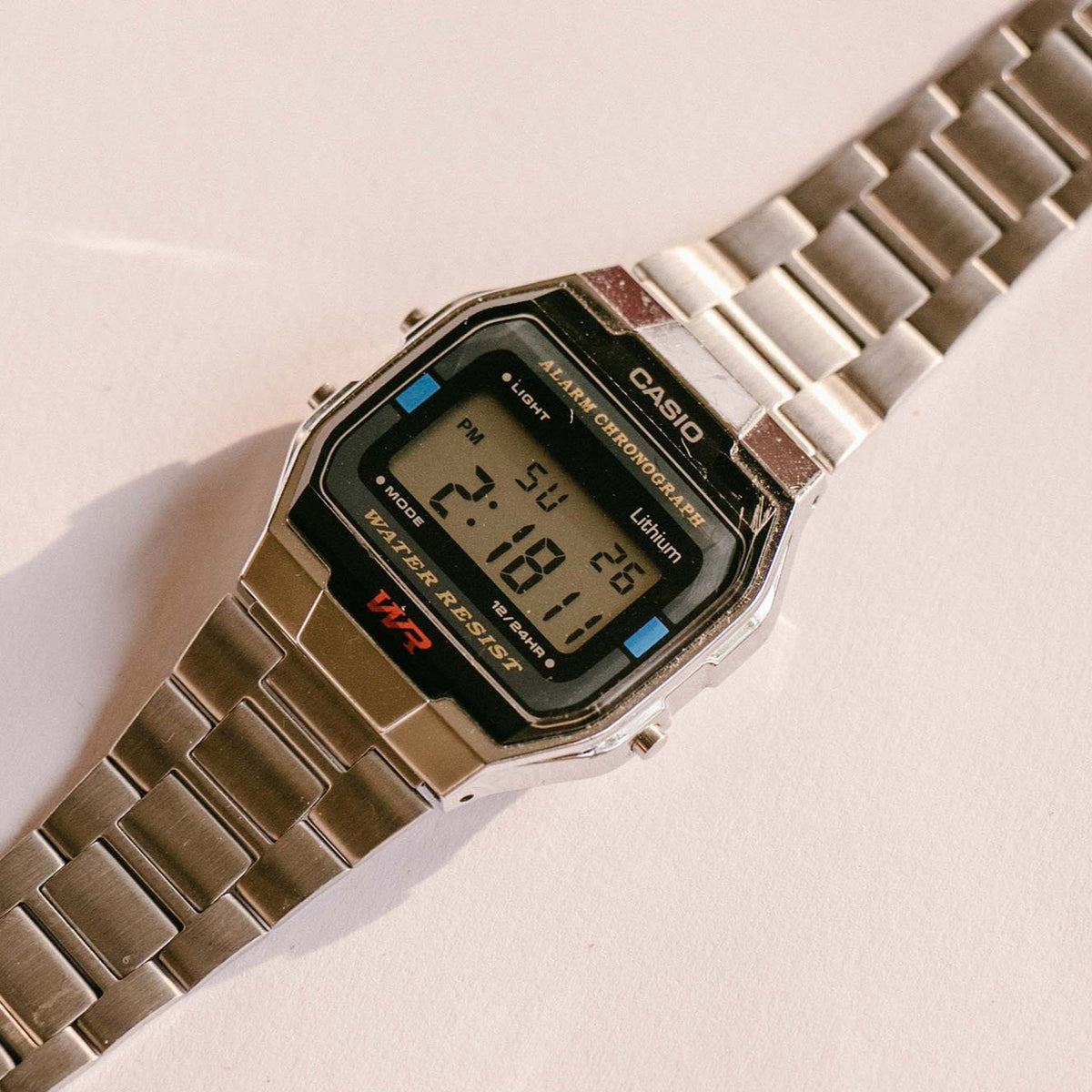 glans Pygmalion Ontmoedigd zijn Casio 593 A163W Alarm Chronograph 34mm Silver-tone Quartz Watch – Vintage  Radar