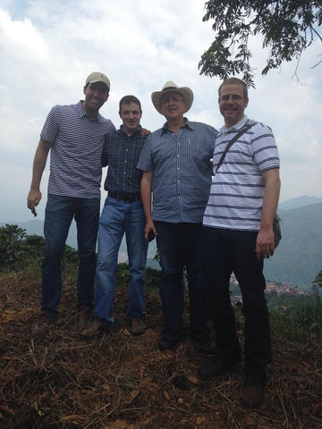 Darrel with our Importer & Charlie Requadt  and Coffee Farmers