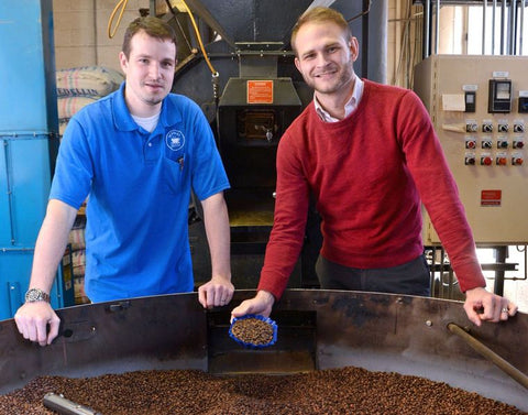 Lancaster Online coffee roast Darrel and Justin