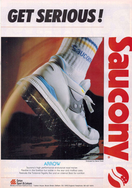 Vintage Saucony Arrow Advert