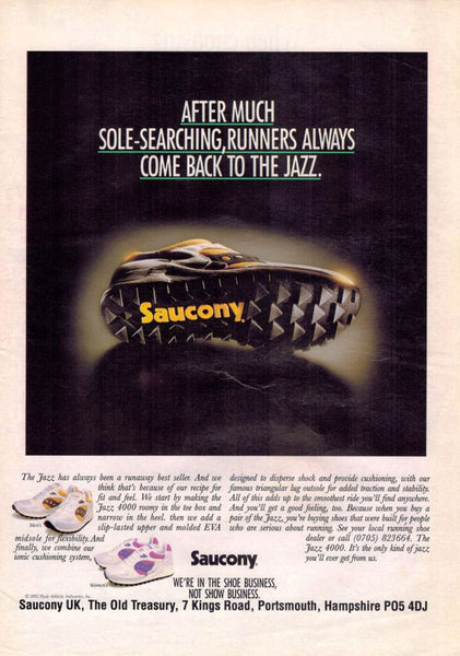 Vintage Saucony Jazz Advert