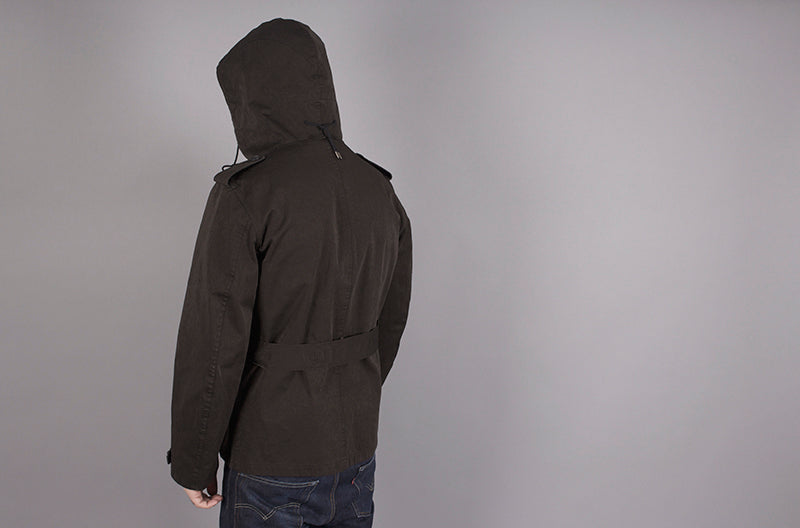 Back shot of the Ten c Snow Smock in Black