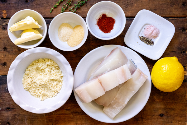 Almond Crusted Halibut Ingredients