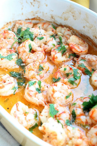 Baked Butter Garlic Shrimp keto Recipe