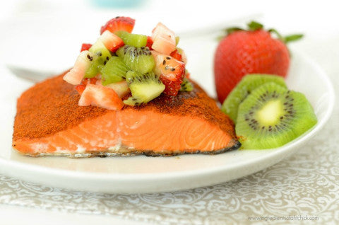 Sockeye Salmon With Kiwi Salsa Recipe