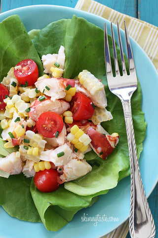 Lobster and sweet corn salad recipe