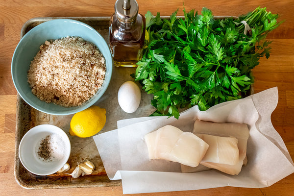 Parmesan Crusted Halibut Ingredients