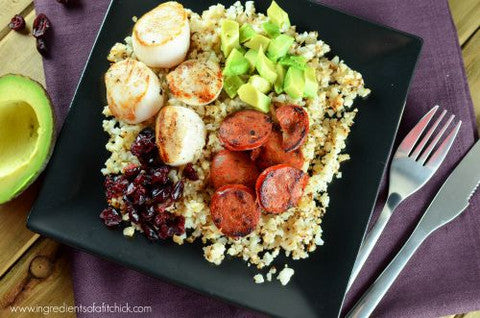 Scallops and Chorizo Rice Bowl Recipe