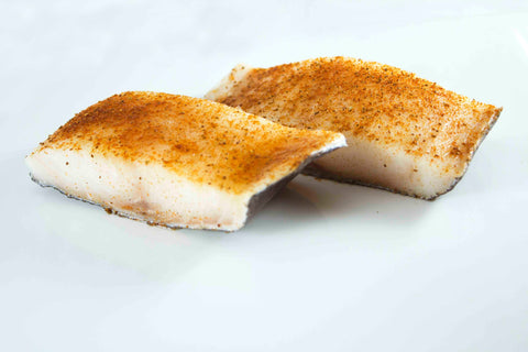 Raw sablefish with spices