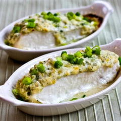 Baked Halibut With Sour Cream