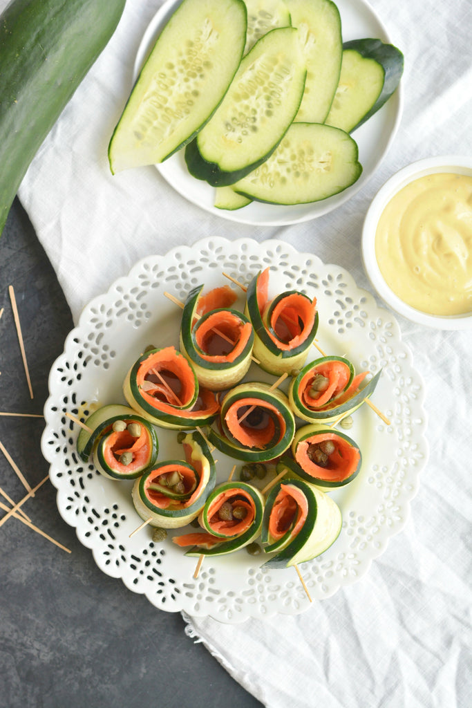 Cucumber Salmon Rolls