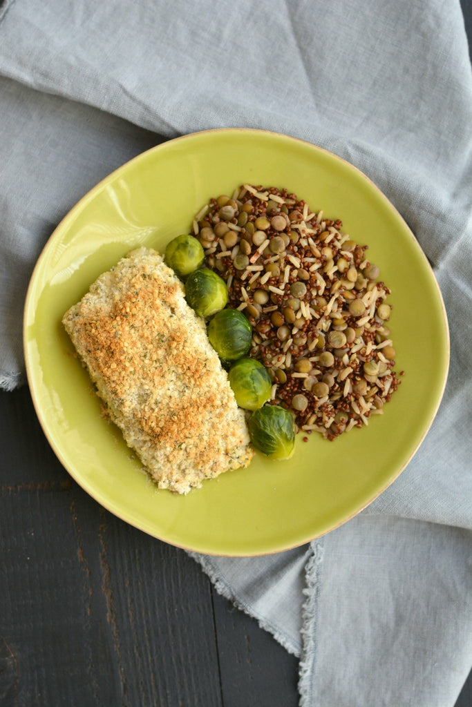 Coconut Crusted Halibut