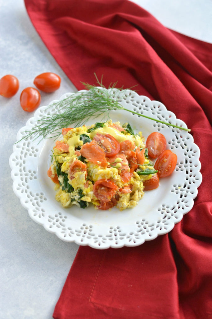 Smoked Salmon Scrambled Eggs