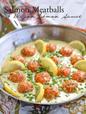 Dijon-Lemon Salmon Meatballs