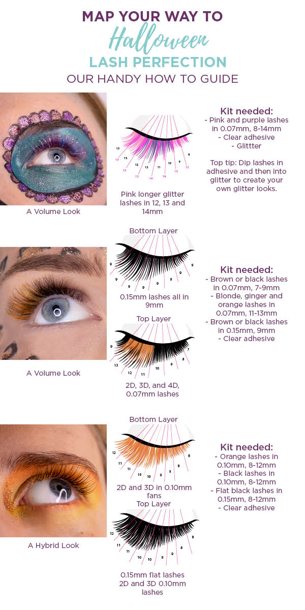 Map your way to Halloween Lash perfection