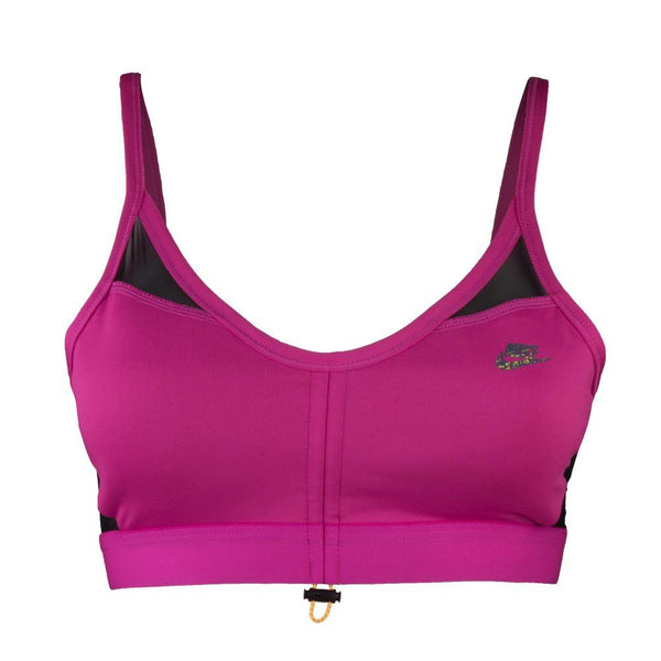 nike training icon clash indy toggle bra in pink