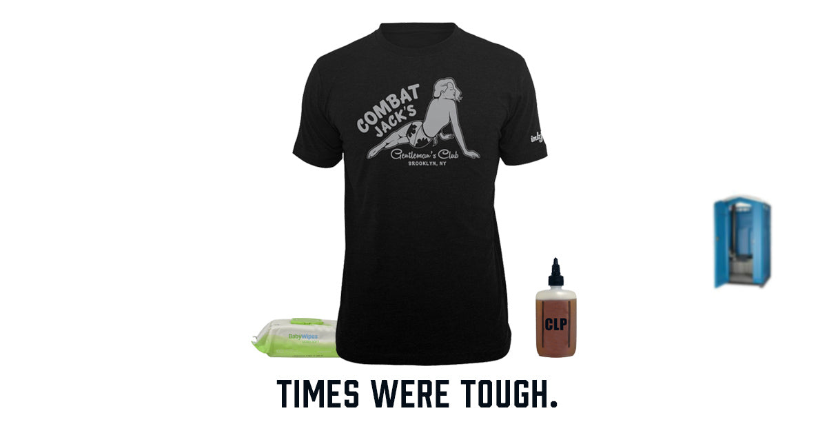 Inkfidel Combat Jack's Tee 'Times Were Tough'