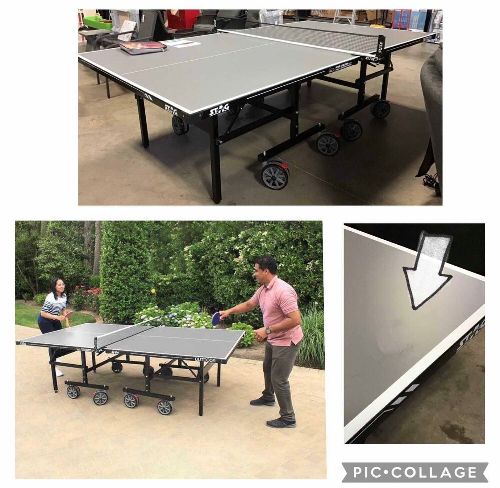 Stag Pacifica Outdoor Table Tennis Table