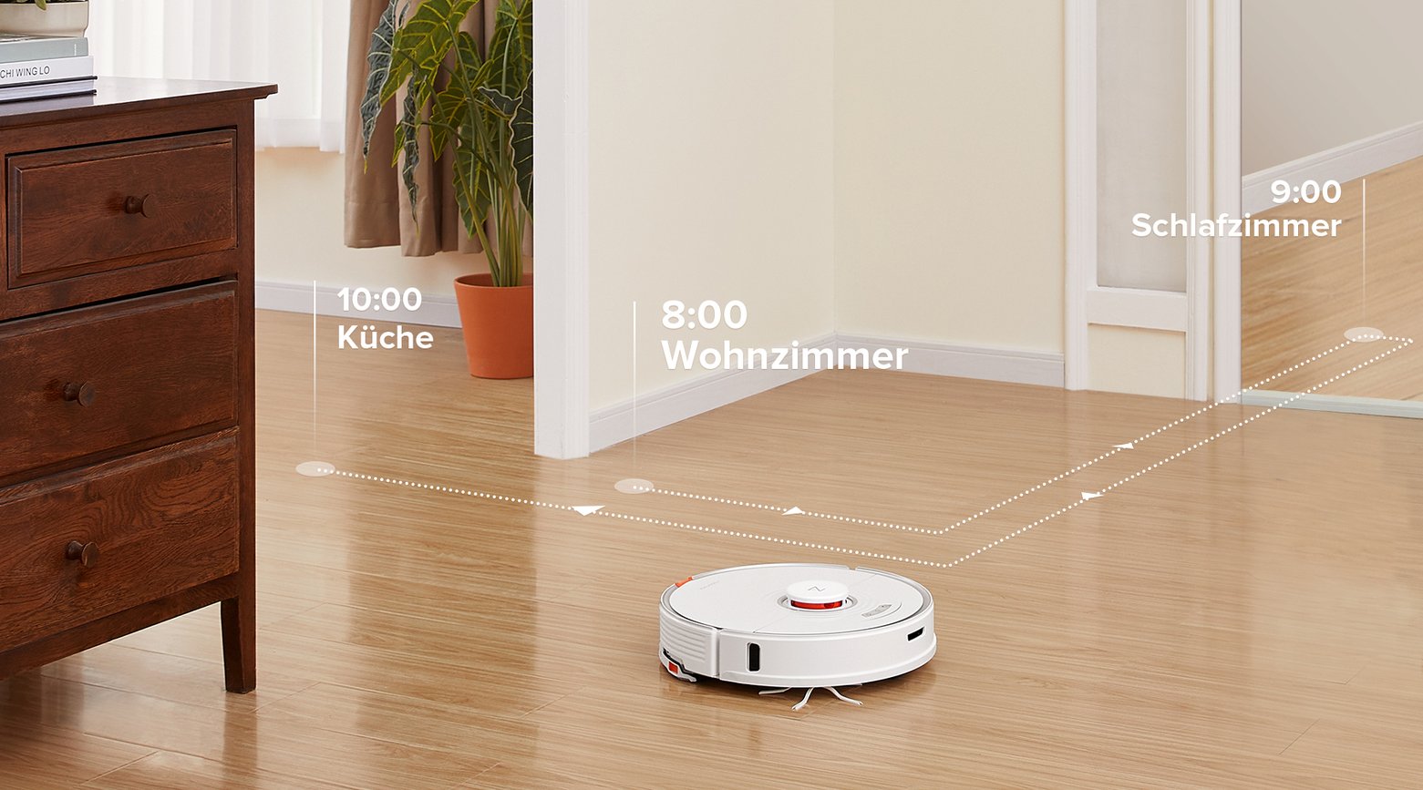 Erstelle eine erweiterte Zeitplanung, um die Raumreinigung zu automatisieren Erstelle eine erweiterte Zeitplanung, um die Raumreinigung zu automatisieren
