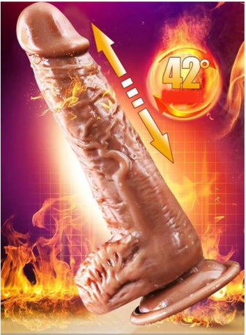 Thrusting Heating Dildo 