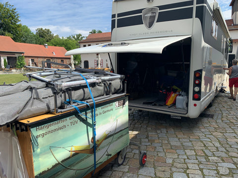 Reisemobil ist Büro und Transporter