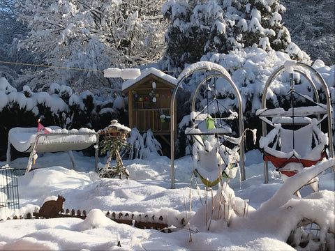 Crazy Chair im Winter mit viel Schnee