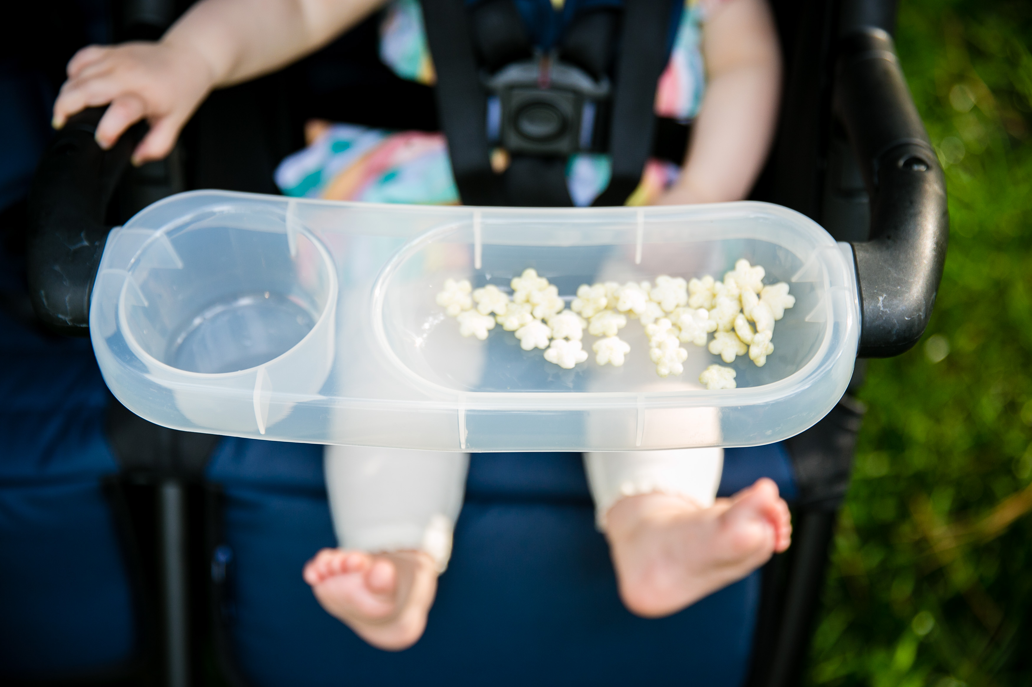 zoe double snack tray