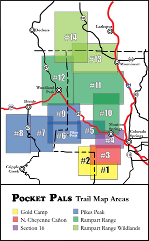 Pikes Peak Overview Map