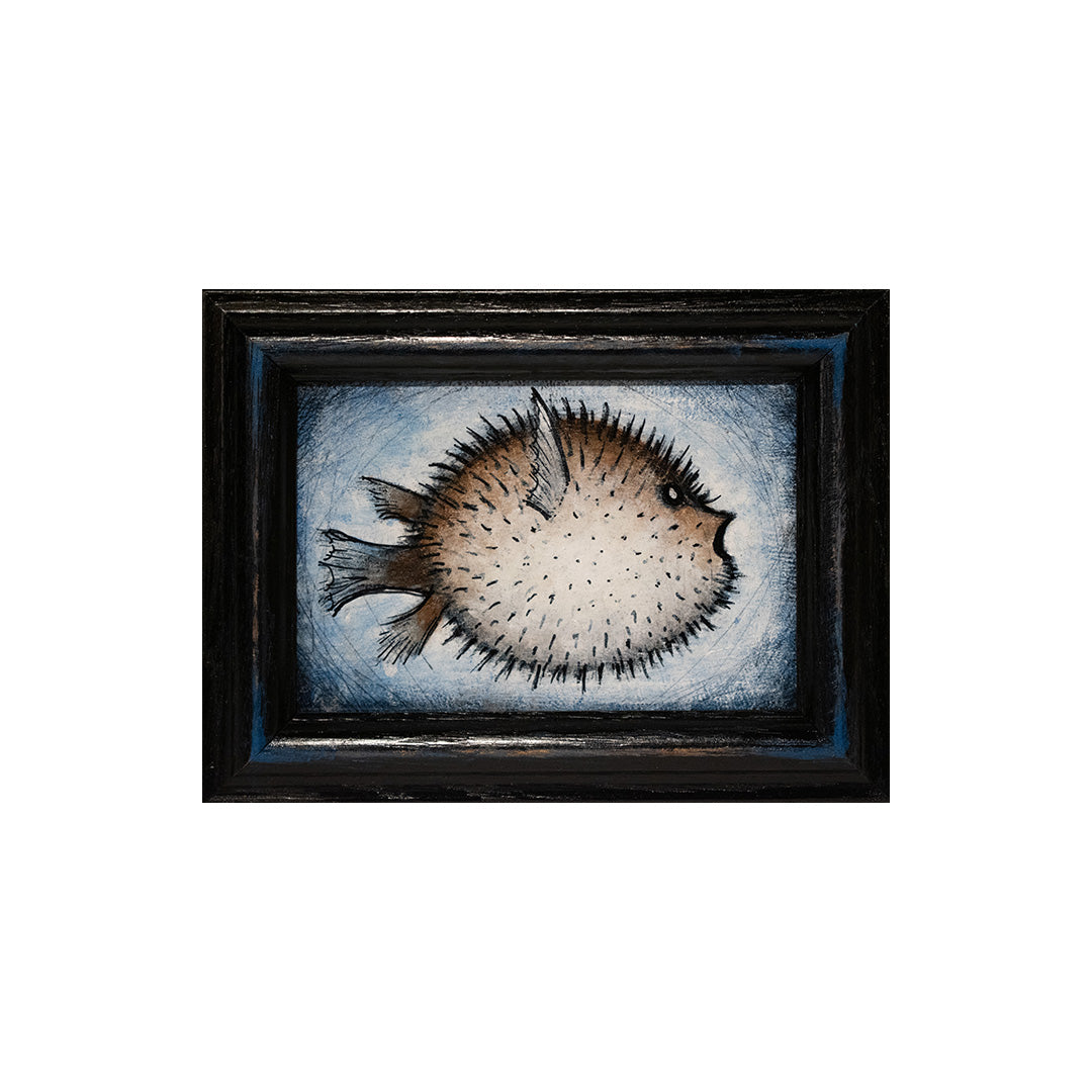 puffer fish painting