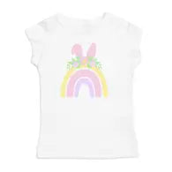 Rainbow Bunny Short Sleeve Shirt