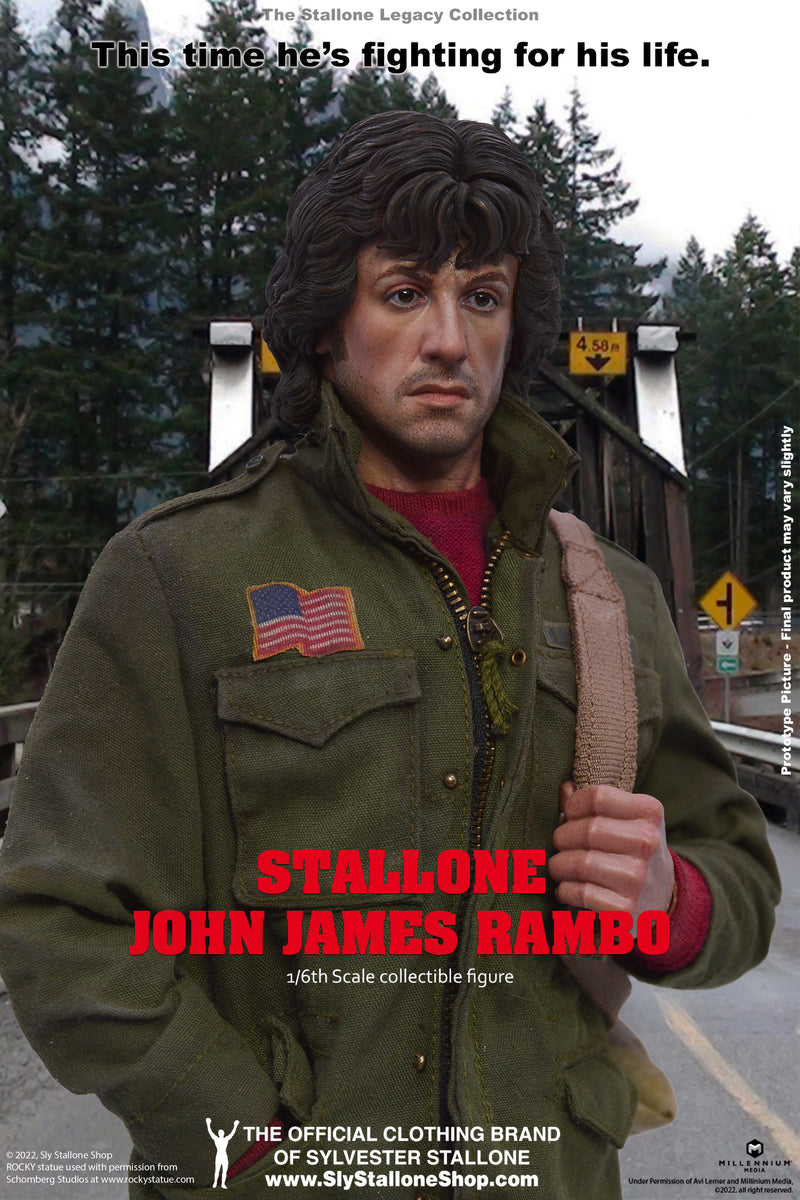 John James Rambo Sixth Scale Figure; FIRST BLOOD Series - PRE ORDER